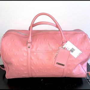 Betsey Johnson Pink Heart Duffle Bag